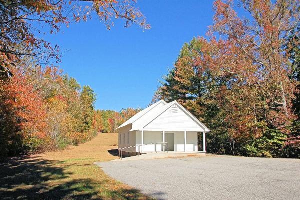 Cane Creek Church in Fall